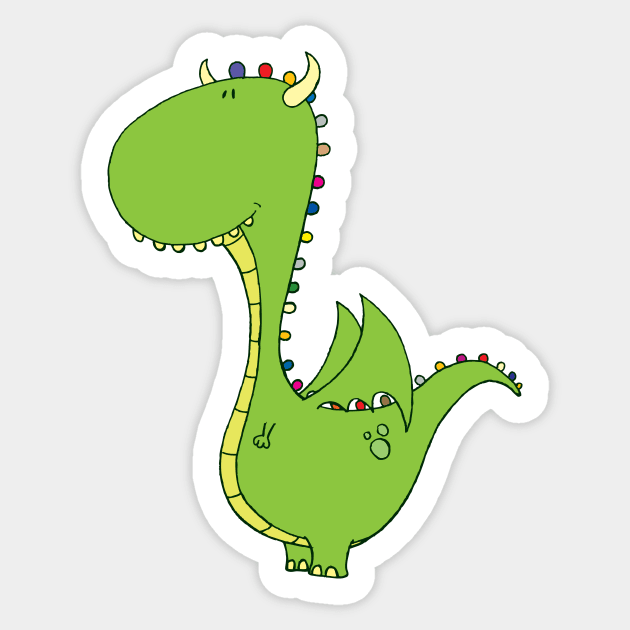 Mommy's little dragon Sticker by mangulica